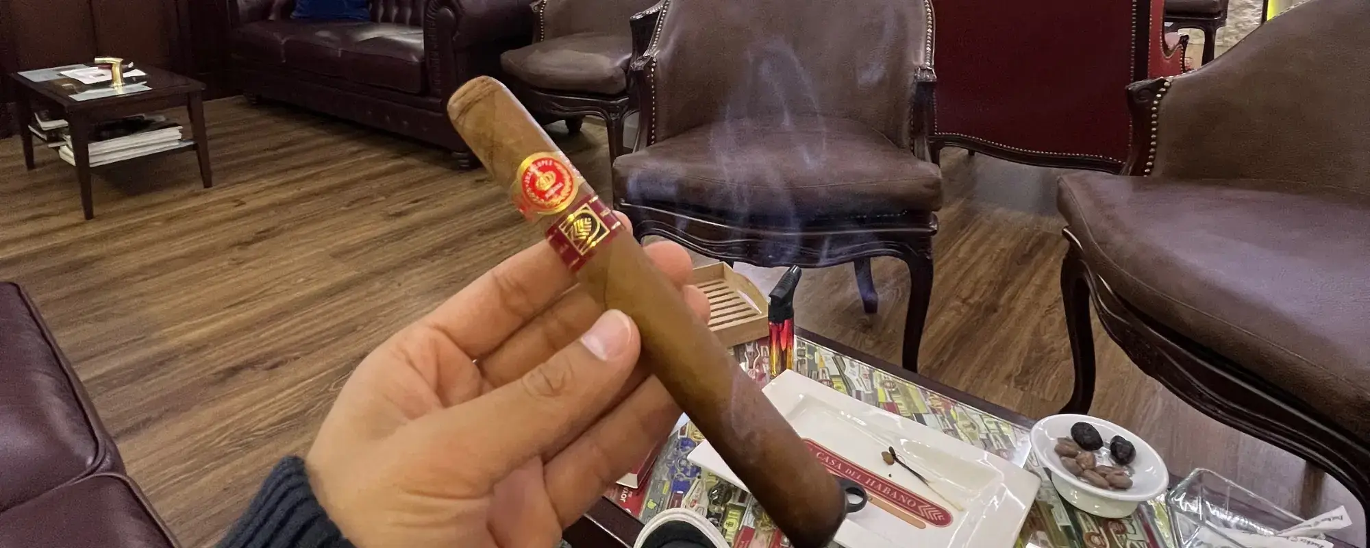 Cigarlands The smoking cigar ritual